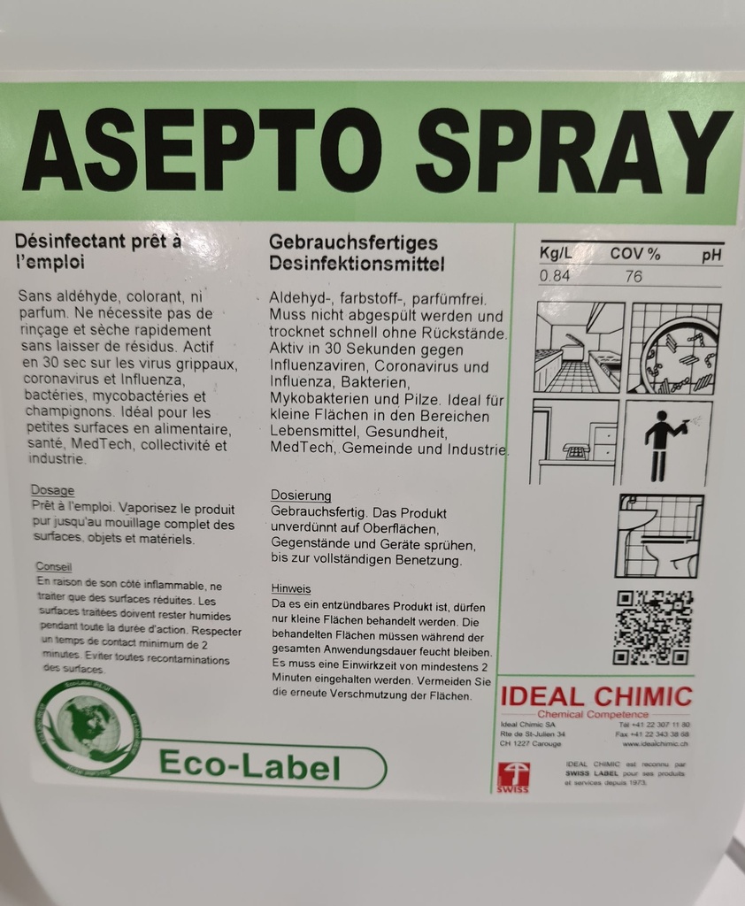 ASEPTO Spray 5L