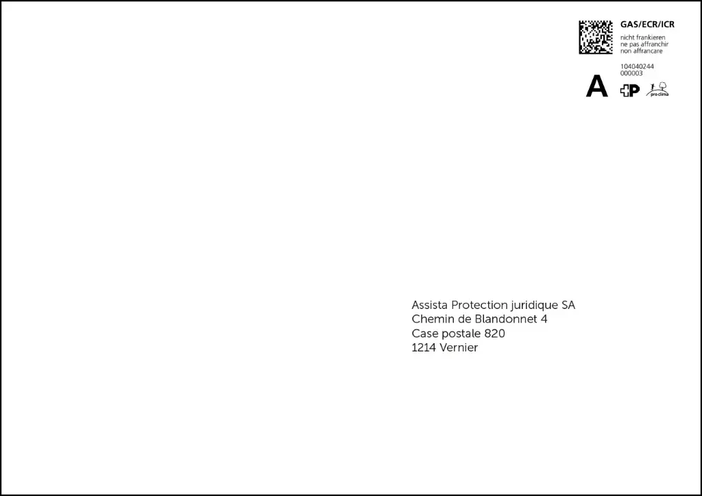 ASS Enveloppe réponse C5 "Vernier"