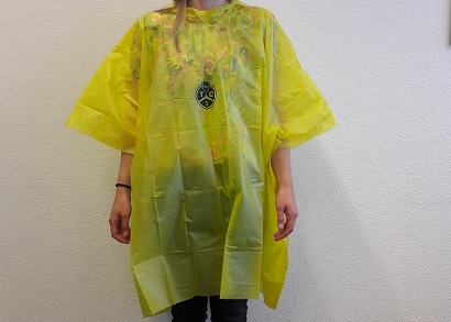 Poncho dans une pochette plastique 