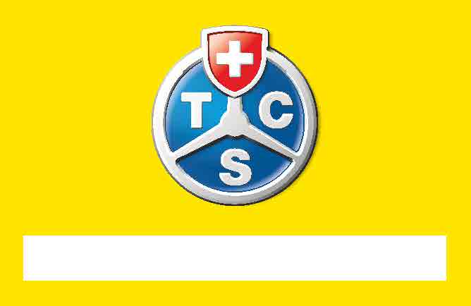 Carte de sociétaire TCS temporaire, en carton