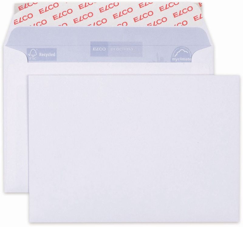 Enveloppe C6 neutre autocollante