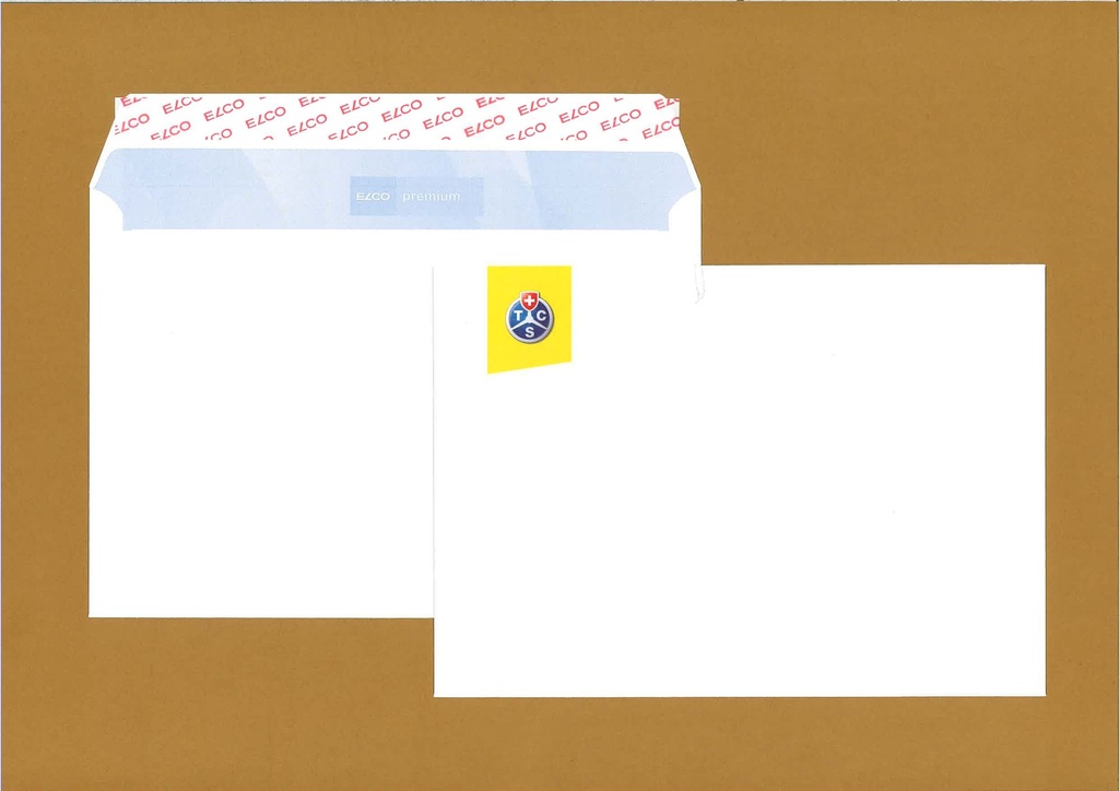 Enveloppe TCS C5 sans fenêtre auto-adhésive