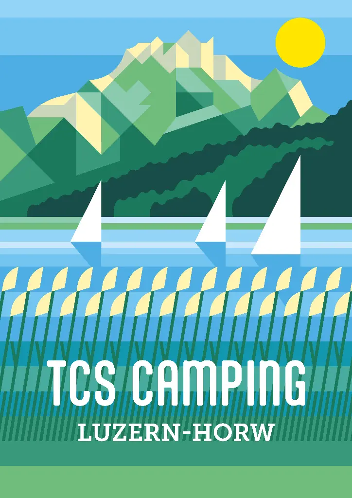 Key Visual / Poster A0 / TCS Camping Luzern-Horw