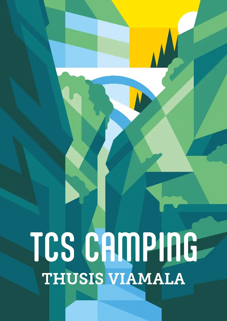 Key Visual / Poster A0 / TCS Camping Thusis Viamala