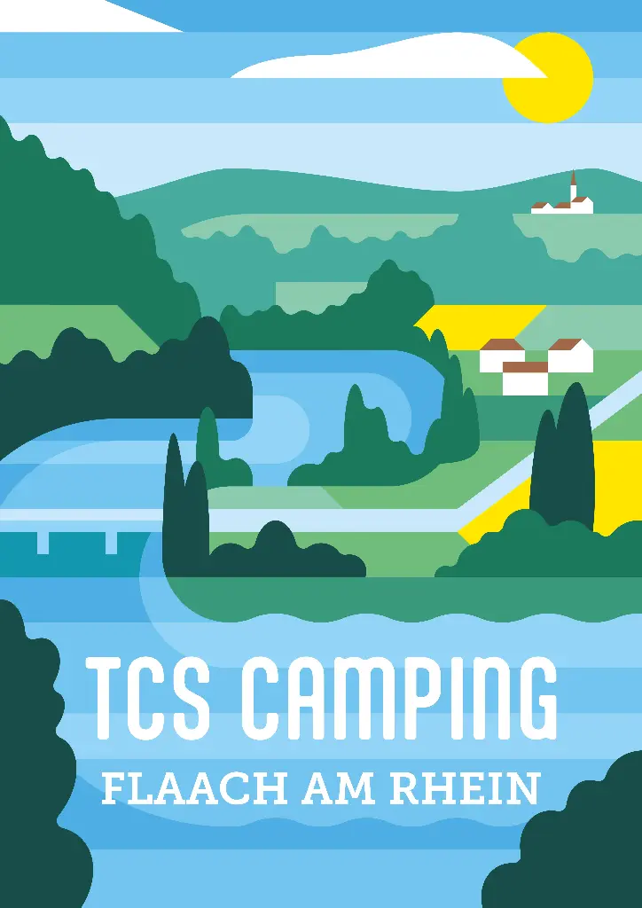 Key Visual / Poster A0 / TCS Camping Flaach am Rhein
