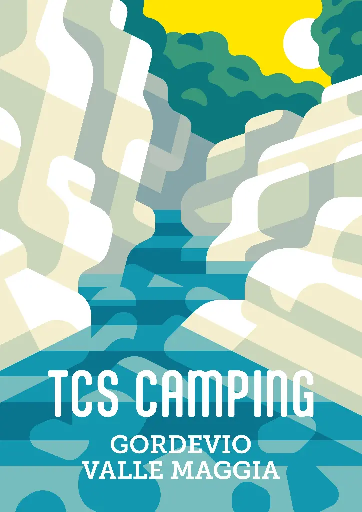 Key Visual / Poster A0 / TCS Camping Gordevio Valle Maggia