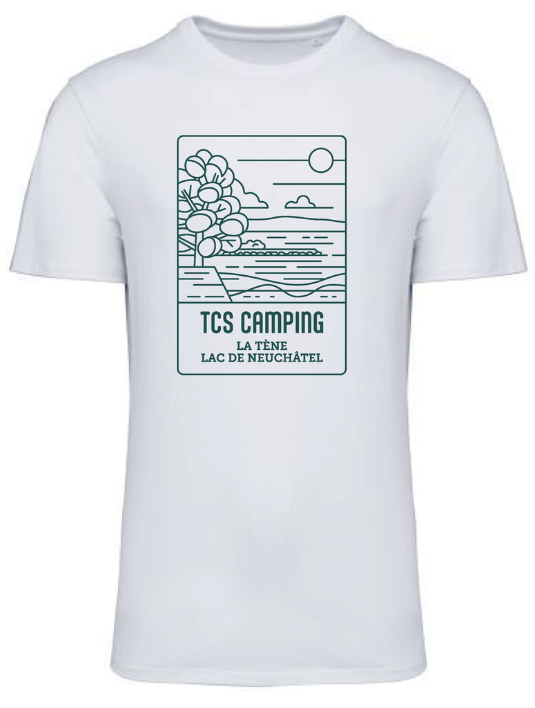Key Visual T-Shirt TCS Camping La Tène Lac de Neuchâtel
