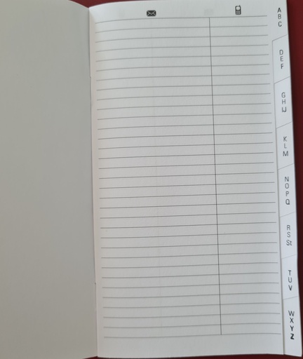 [AP-00052] Recharge Contact pour agenda
