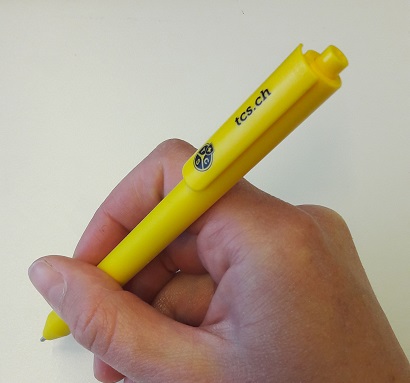 [AP-00002] Stylo en plastique mine bleu