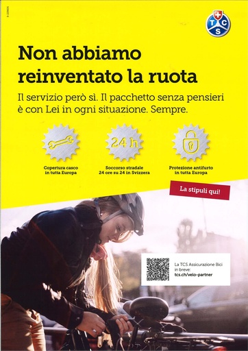 [B-229605/A1] TCS Veloversicherung Plakat A1 IT