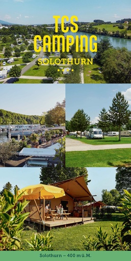 [B-304038] Steckbrief Postkarte TCS Camping Solothurn