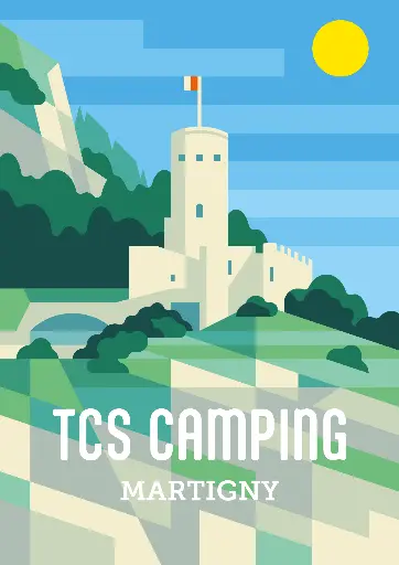 [B-294732] Key Visual / Poster A0 / TCS Camping Martigny