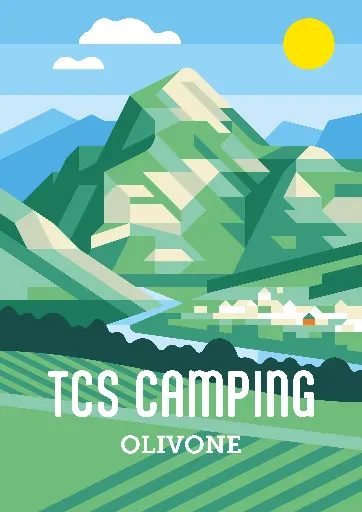 [B-294734] Key Visual / Poster A0 / TCS Camping Olivone