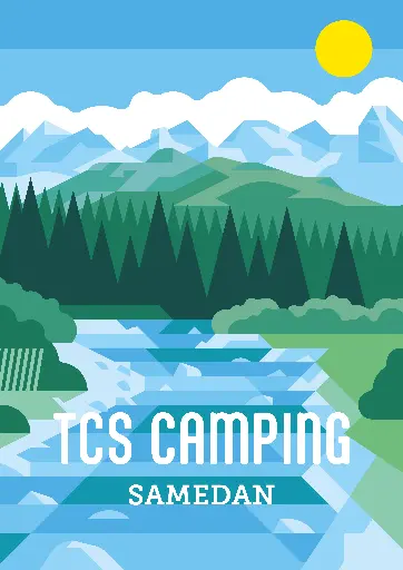 [B-294738] Key Visual / Poster A0 / TCS Camping Samedan