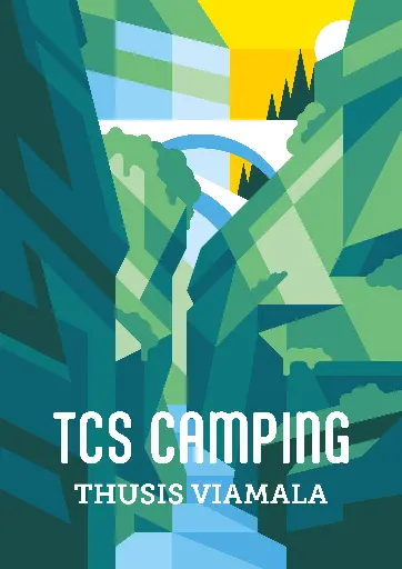 [B-294743] Key Visual / Poster A0 / TCS Camping Thusis Viamala