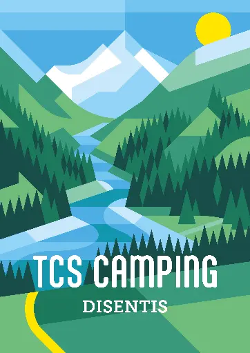 [B-294747] Key Visual / Poster A0 / TCS Camping Disentis