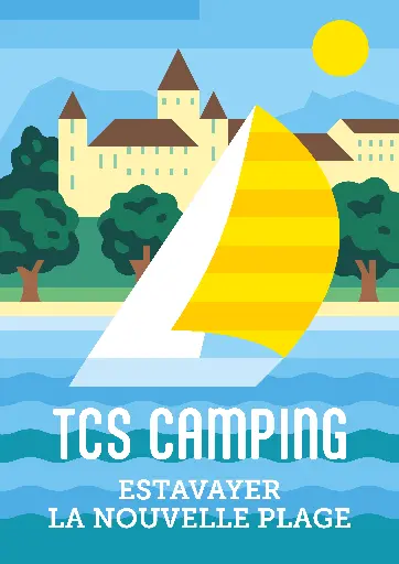 [B-294748] Key Visual / Poster A0 / TCS Camping Estavayer La Nouvelle Plage
