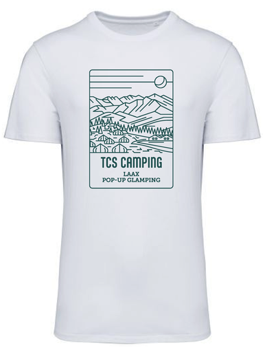 Key Visual T-Shirt TCS Camping Laax Pop-Up Glamping